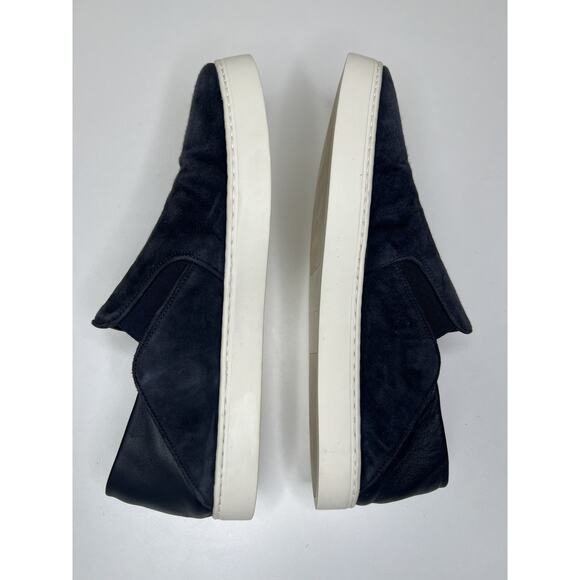 Vince Garvey Platform Convertible Sneakers Blue Suede Point Toe Women's 11M - Picture 6 of 9